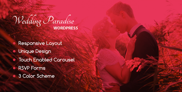 Wedding Paradise - ThemeForest 17694701