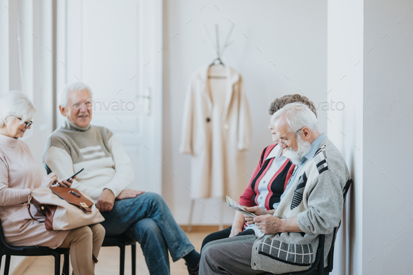 Older people in a hospital