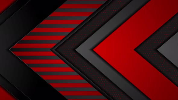 Tech Abstract Red And Black Arrows