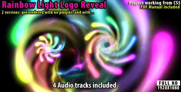 Rainbow Light Logo - VideoHive 2543033