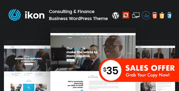 Afgrond huilen Hoofd Ikon - Consulting WordPress Theme by ThemeKalia | ThemeForest