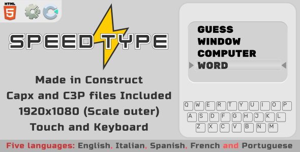 Speed Type - HTML5 Skill Game