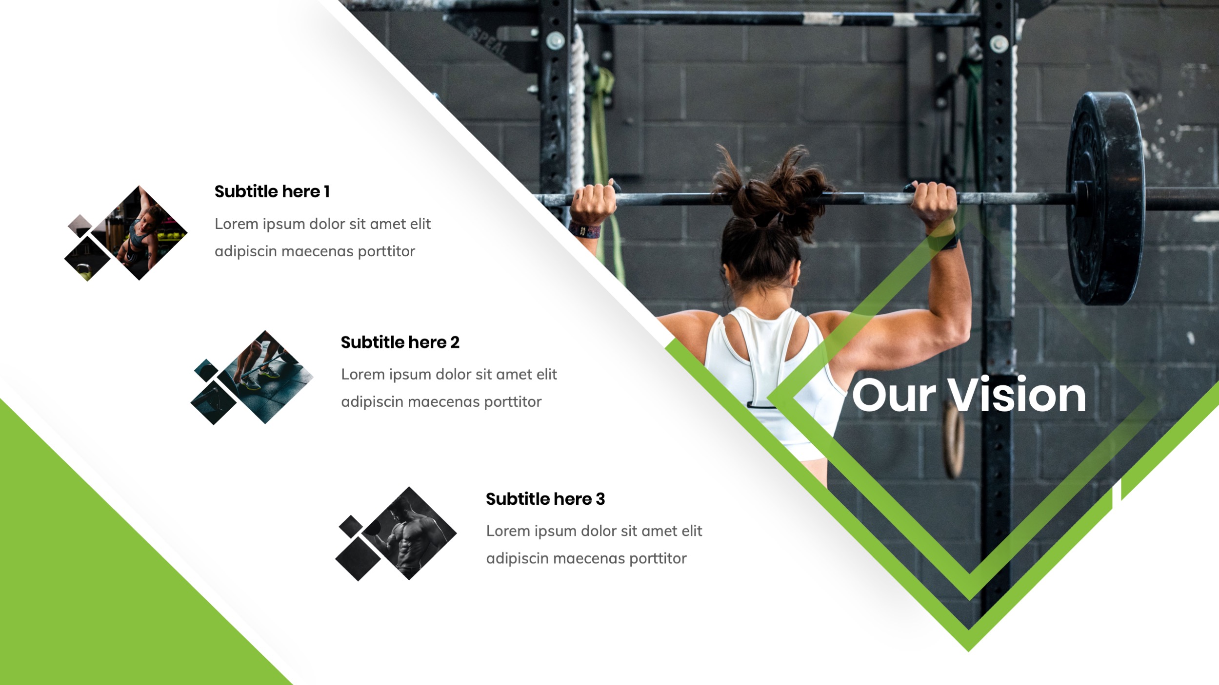 Fitness And Gym Google Slides Template, Presentation Templates ...