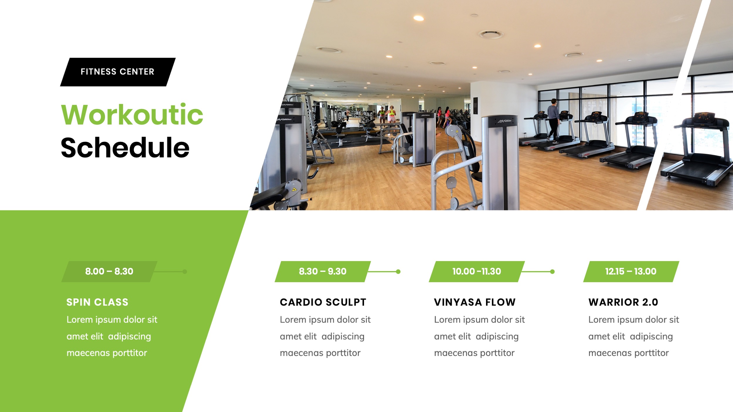 gym presentation template google slides