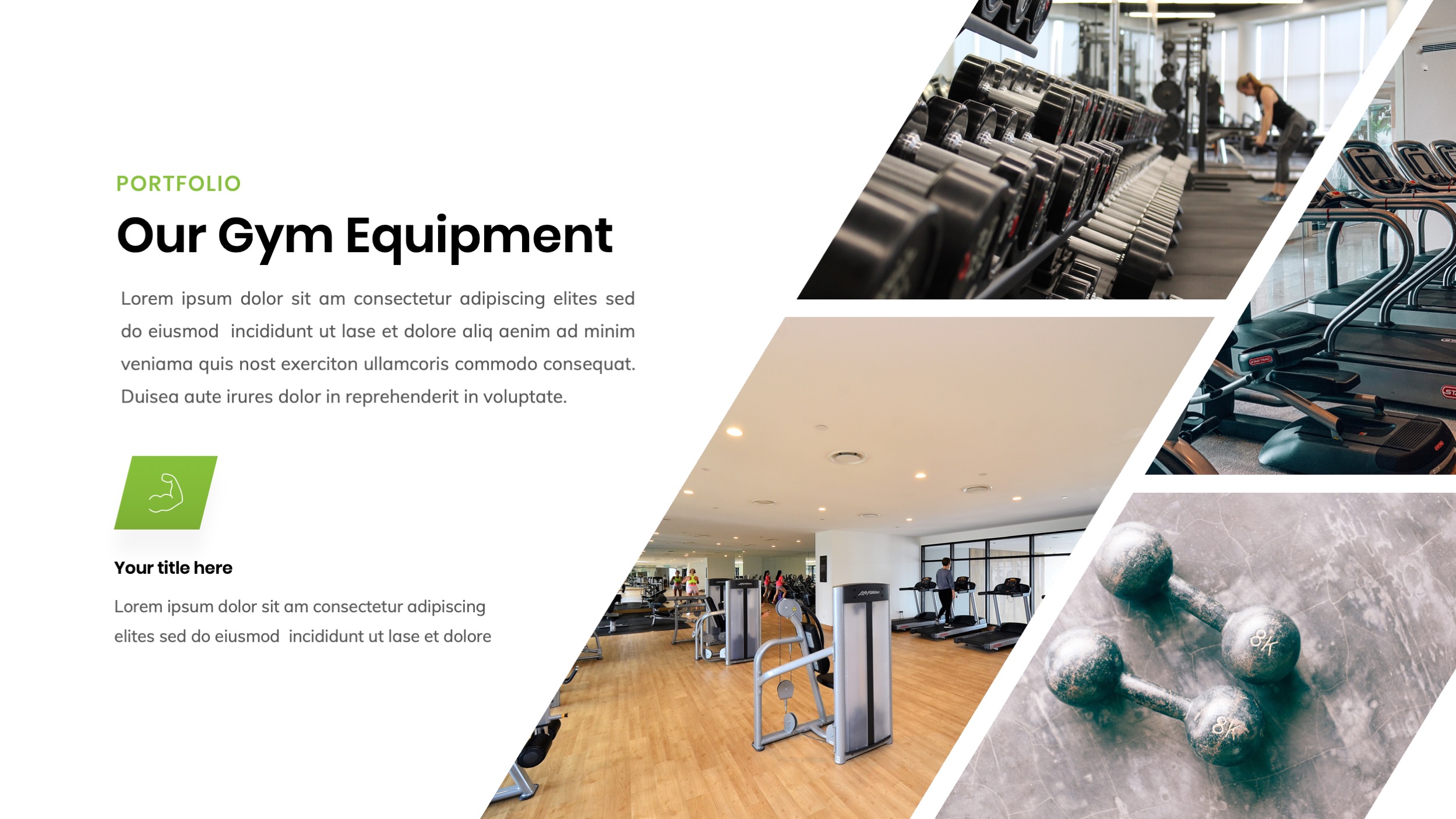 Fitness And Gym Google Slides Template, Presentation Templates ...