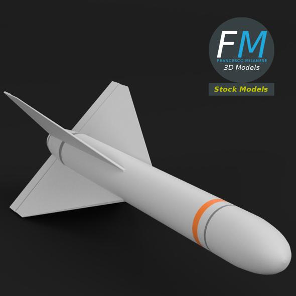 AGM-62 Walleye Missile - 3Docean 17734904