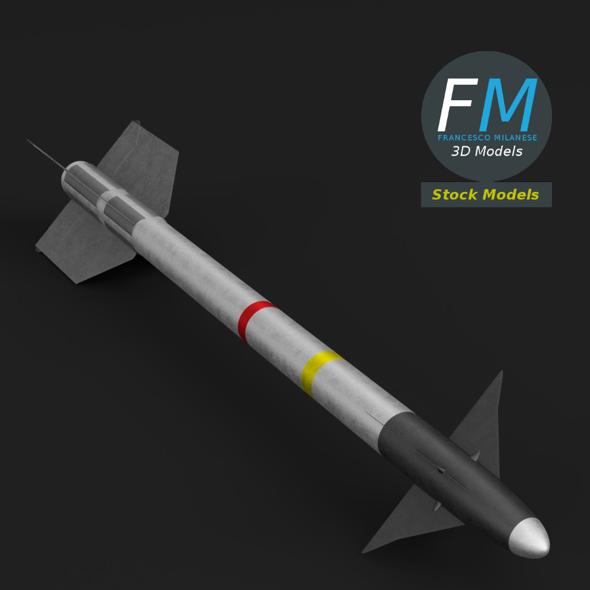 AIM-9L Sidewinder missile - 3Docean 19056341