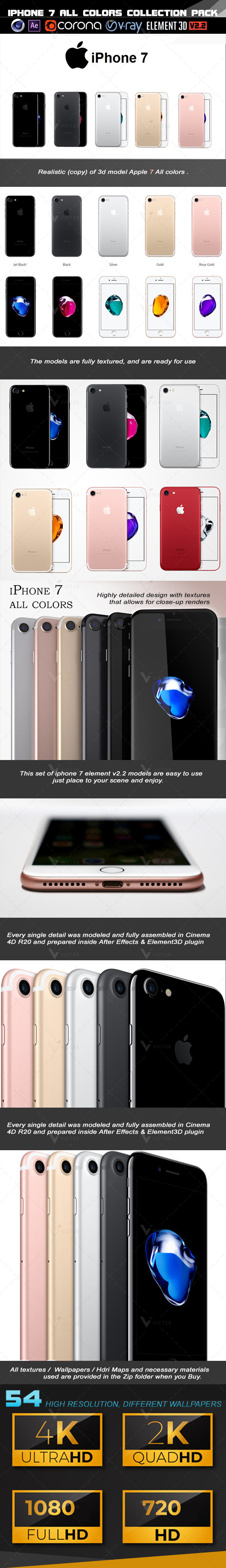 Element 3dApple iPhone - 3Docean 27244525