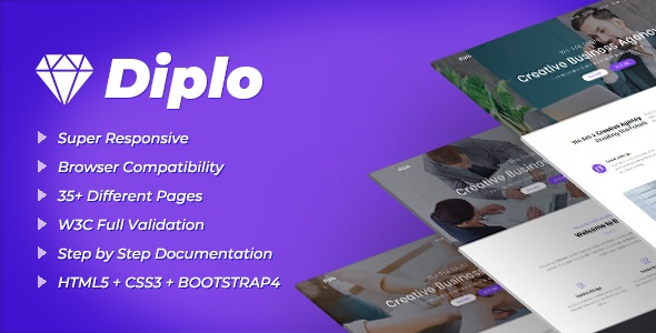 Exceptional Diplo - Business Multi-Page Template