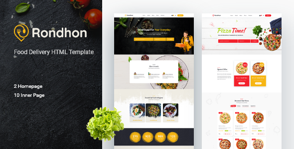 Fabulous Rondhon - Food Delivery HTML Template