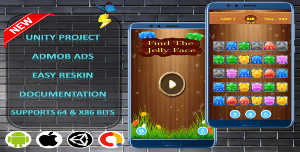 Find The JellyFace Complete Project - Admob