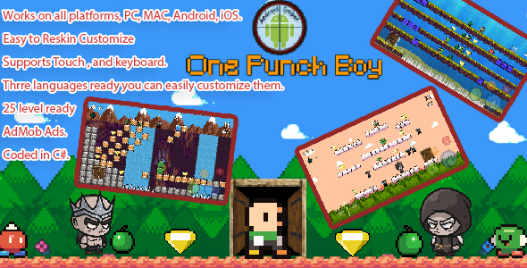 2D Puzzle Platformer (Unity Complete Project + AdMob Ads)