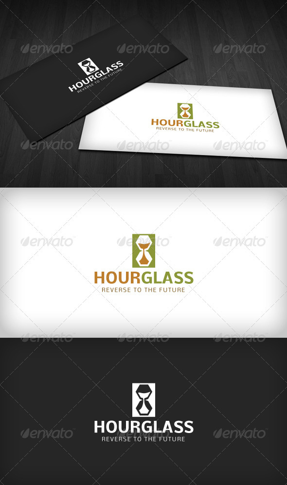 Hourglass Logo 2 - Vector Abstract