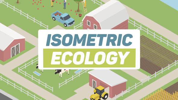 Ecology Isometric - Green Energy