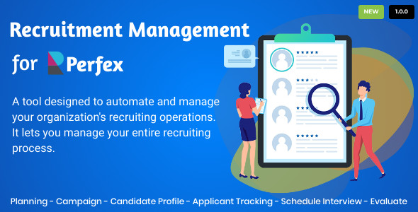 Recruitment Management for Perfex CRM