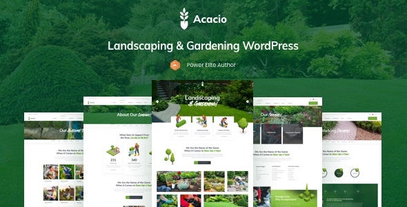 Acacio - LandscapeGardening - ThemeForest 25175030