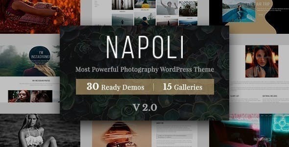 Napoli Photography WordPress - ThemeForest 17963846