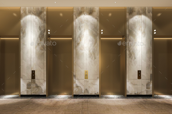 elevator lobby contemporary