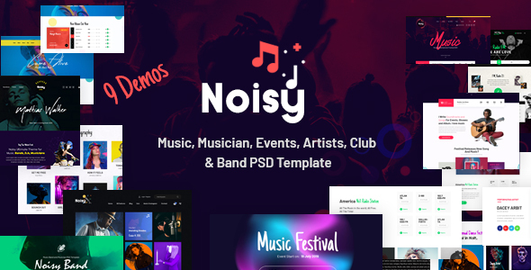 Noisy Music - ThemeForest 21797630
