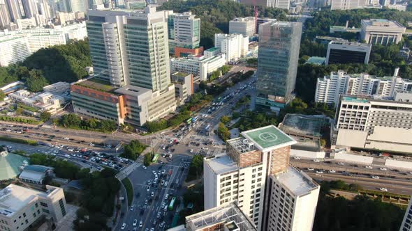 Korea Seoul Banpo Dong City Duilding Crossroad Traffic