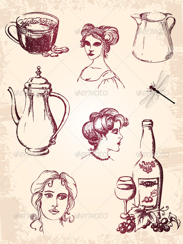 Vintage Design Elements - Miscellaneous Conceptual