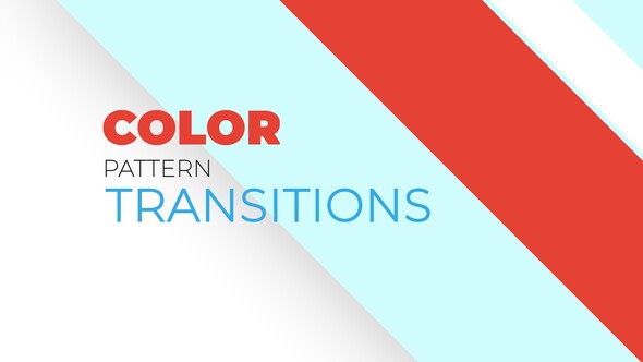 Color Pattern Transitions - VideoHive 3283800