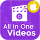 iOS All In One Videos App DailyMotion Vimeo Youtube Server Videos Admob with GDPR
