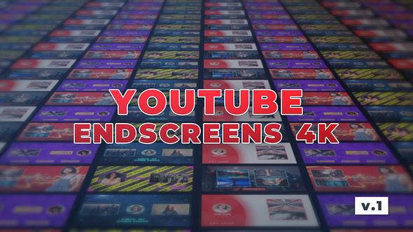 YouTube EndScreens 4K v.1 - Premiere Pro