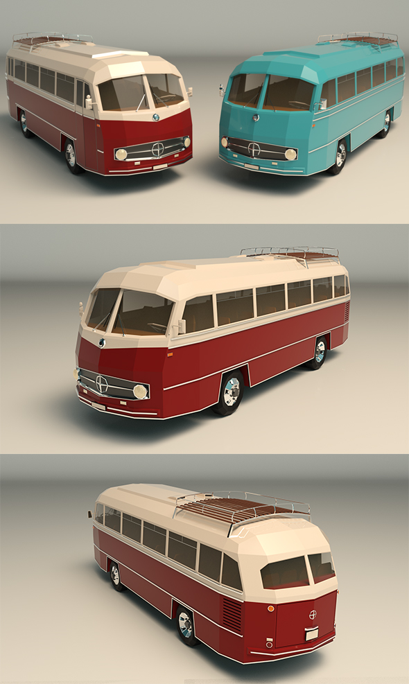 Low Poly Vintage - 3Docean 27316292