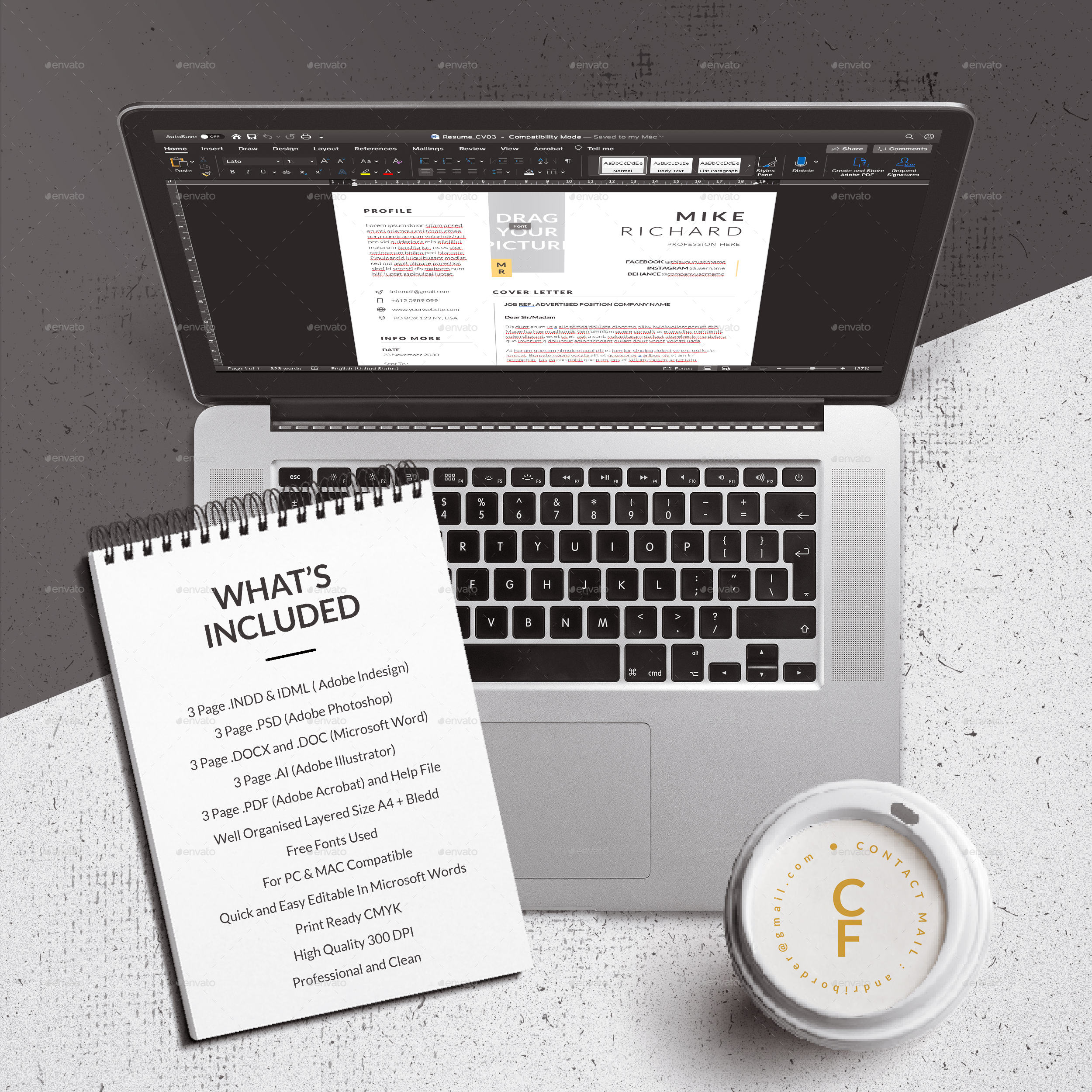 Resume / CV Template, Print Templates | GraphicRiver