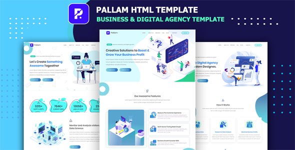 Incredible Pallam - Corporate Business & Digital Agency Template