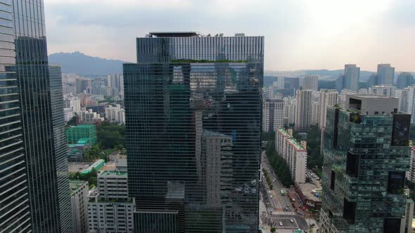 Korea Seoul Gangnam City Building Apartment Road Traffic