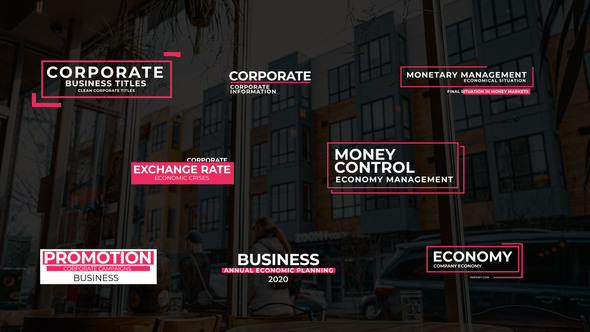 Clean Titles Corporate - VideoHive 27326646