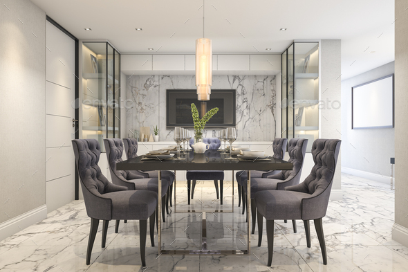Modern Luxury Dining Room, Luxury Modern Dining Room Set