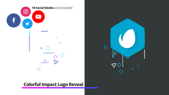 Colorful Impact Logo Reveal