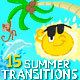 Summer Cartoon Funny Transitions - VideoHive Item for Sale