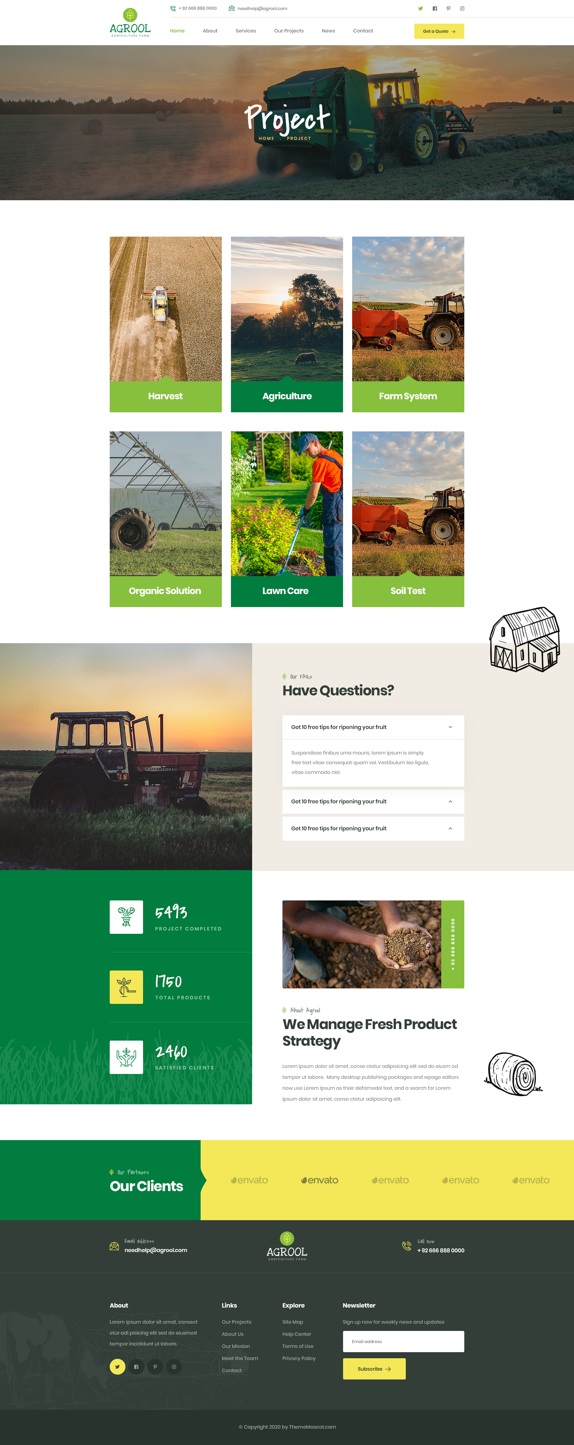 Agrool - Agriculture Farming PSD Template by thimshop | ThemeForest