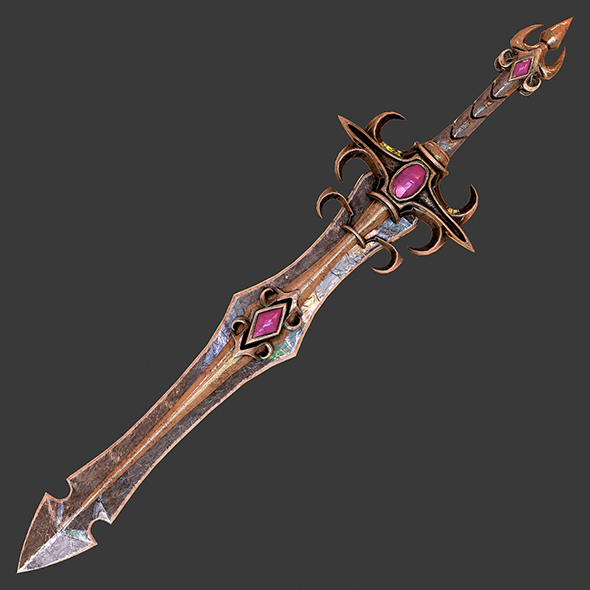 Fantasy sword 22 - 3Docean 27359032