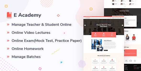 E- Academy - Online Class and Course Management System