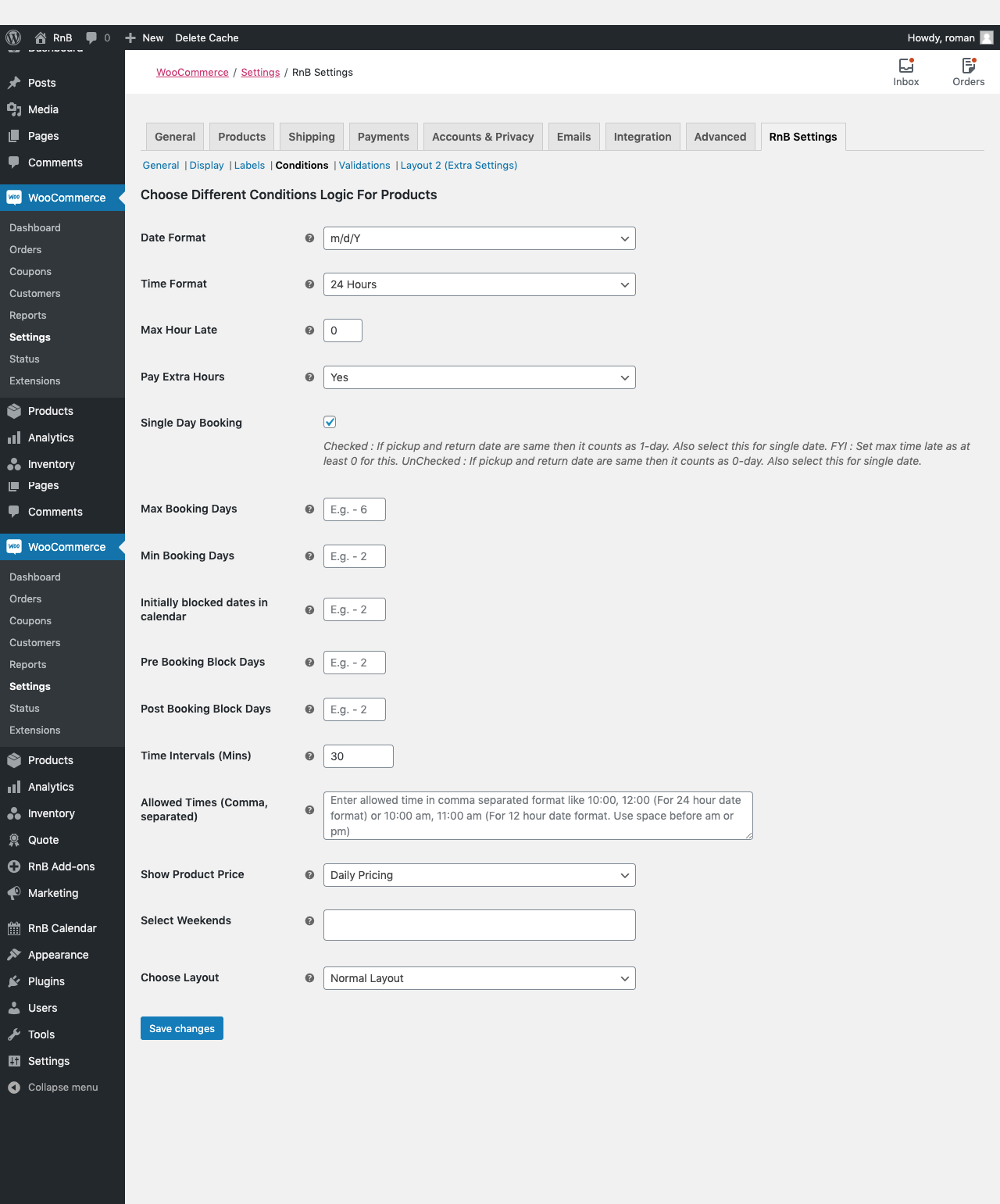 RnB - WooCommerce Booking & Rental Plugin By Redqteam | CodeCanyon