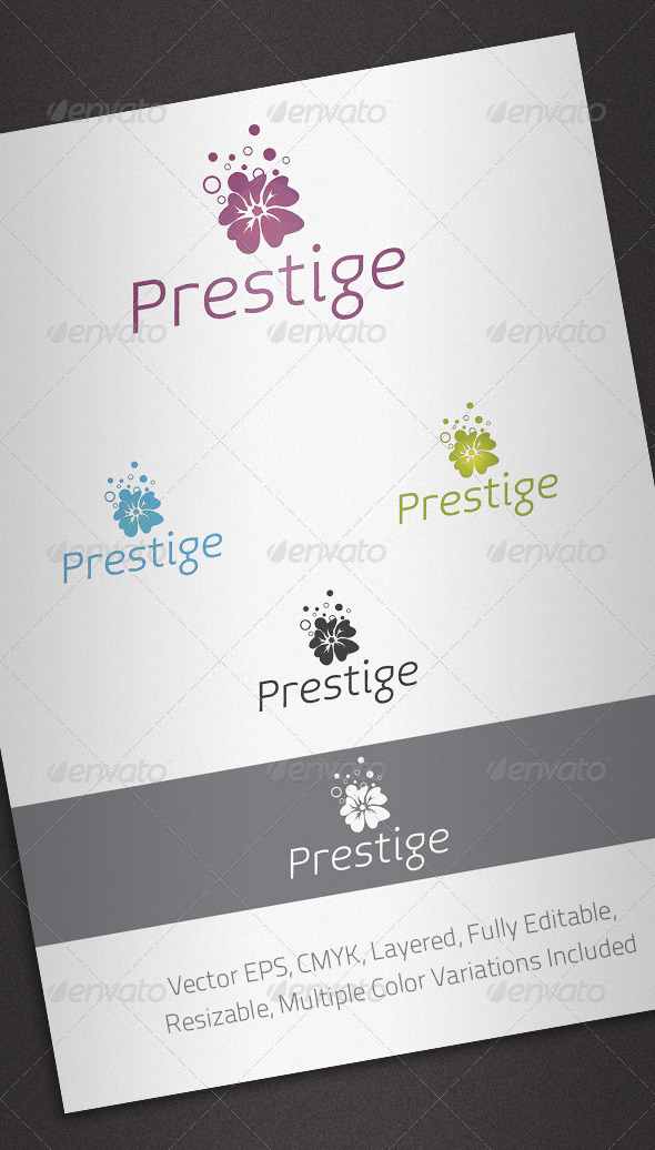 Prestige Floral Logo Template - Nature Logo Templates