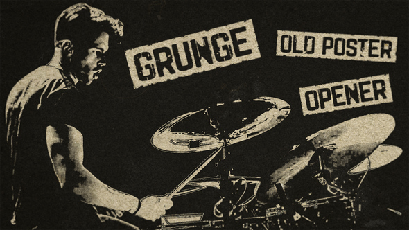 Grunge Old Poster Opener