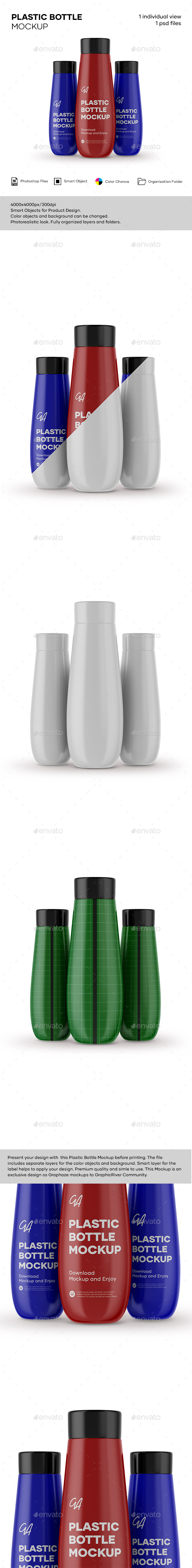 Download Plastic Bottle Mockup By Graphaze Graphicriver