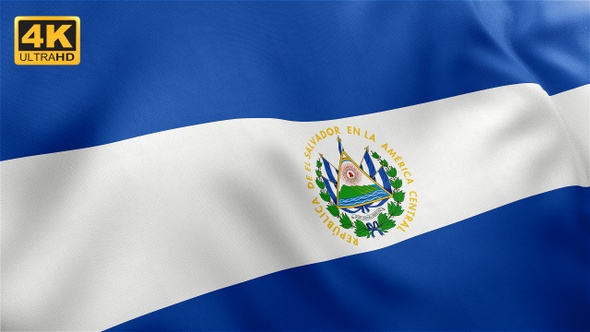 El Salvador Flag - 4K alt
