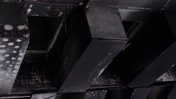 Vertical Video of the Destruction in Borodianka Ukraine During the War alt