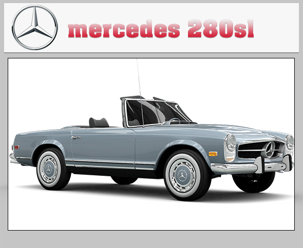 Mercedes 280SL - 3Docean 27398627
