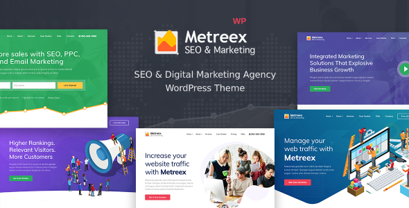 Metreex – SEO Landing WordPress Theme