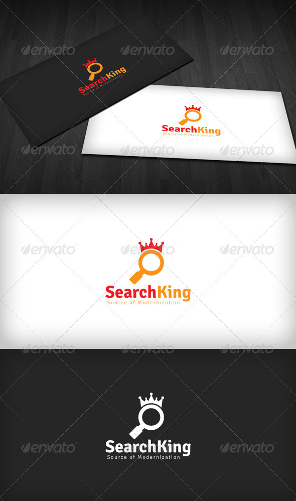 Search King Logo - Symbols Logo Templates