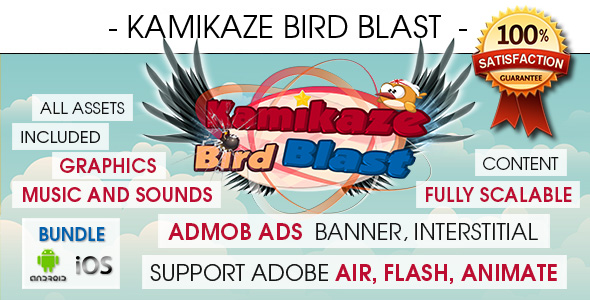 Kamikaze Bird Blast - CodeCanyon 18942338