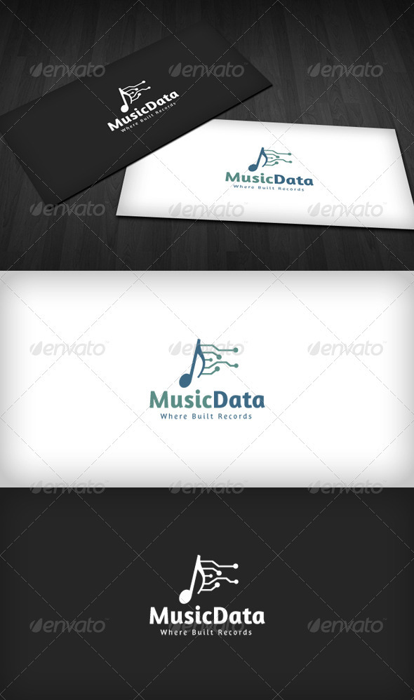 Music Data Logo - Symbols Logo Templates